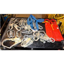 4 ROOF ANCHORS & 3 LANYARDS