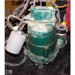 ZOELLER CO. SUBMERSIBLE SUMP PUMP