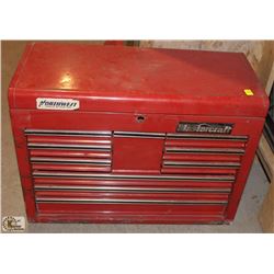 MASTERCRAFT 9 DRAWER FLIP TOP TOOL BOX