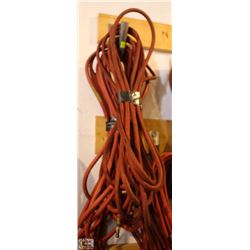 2 ASSORTED LENGTH HEAVY DUTY AIR HOSES