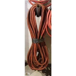 2 ASSORTED LENGTH HEAVY DUTY AIR HOSES