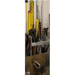 LARGE LOT OF ASSORTED SURVEYING TOOLS