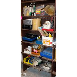 LOT OF 1 SHELF SECTION CONTAINS