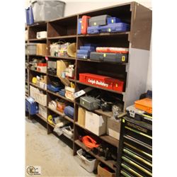 18 SHELF WALL SHELVING UNIT