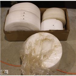 5 ASSORTED SIZE ROLLS OF SILL PLATE SEALER