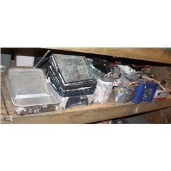 LARGE LOT OF PAINTING SUPPLIES