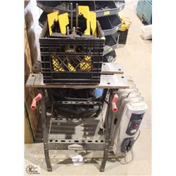 JOBMATE FOLDING WORK TABLE W/ DEWALT MITER
