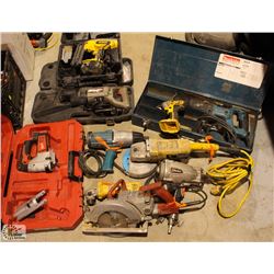 LOT OF 10 ASSORTED HAND TOOLS PARTS ONLY