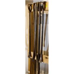 LOT OF 6 ASSORTED CROWBARS