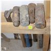 Image 1 : ASSORTED BALL PEEN HAMMER, SLEDGE HAMMER, NAIL