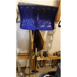 LOT OF 2 PLASTIC SNOW SHOVELS