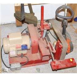 MANUFACTURED METAL BELT SANDED