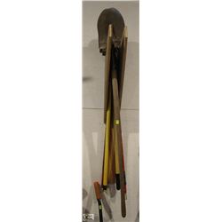 LOT OF 5 SPADES SHOVELS