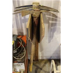 LOT OF 4 ASSORTED PICKAXES