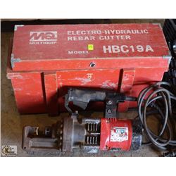 MUILTIQUIP ELECTRIC HYDRAULIC REBAR CUTTER