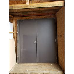 STEEL FRAME W/ DOUBLE DOOR