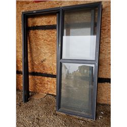 2 STEEL DOOR FRAMES W/ SIDELITE