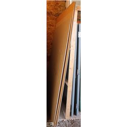 5 SHEETS OF PRESSBOARD PLYWOOD & 1 SHEET OF