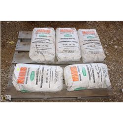 5 BAGS OF MANUS ABRASIVE SYSTEM ENVIRO GRIT