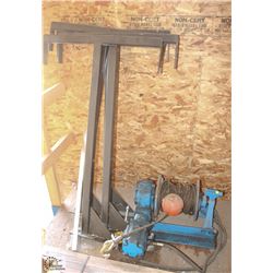 HYDRAULIC WINCH & METAL SUPPORTS