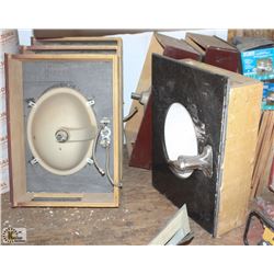 LOT OF 6 ASSORTED SINKS