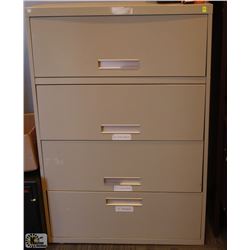 4 DRAWER LATERAL FILING CABINET