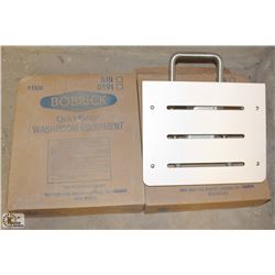 2 STAINLESS STEEL WALL MOUNTED SHOWER SEAT