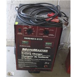 MOTOMASTER BATTERY CHARGER W/ ENGINE START