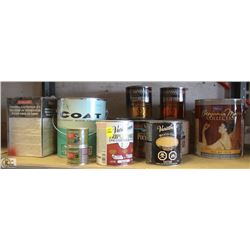 ASSORTED PAINTS, WOOD STAIN, ROOF CODING &