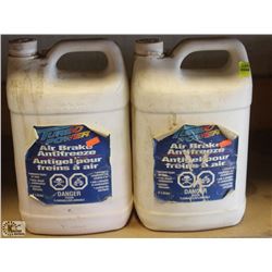 LOT OF TWO 4L JUG OF AIR BREAK ANTI- FREEZE