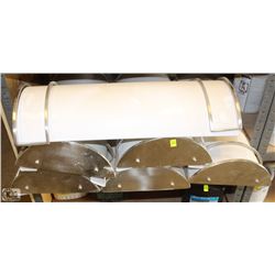 LOT OF 6 BATHROOM VANITY FLUORESCENT WALL MOUNTED