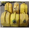 Image 1 : 6 YELLOW JERRY CANS