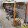 Image 1 : 4 SECTION OF PALLET RACKING W/ 5 UPRIGHTS & 12