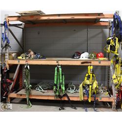 9.5' X 3.5' X 8' PALLET RACKING W/ 6 BEAMS