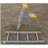 Image 1 : 3 FOOT A-FRAME ALUMINUM STEP LADDER & 4 FOOT