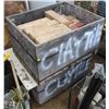 Image 1 : 2 CRATES OF ASSORTED CLAY FLOOR TILES