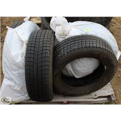 4 MICHELIN 195/65/R15 WINTER TIRES