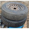 Image 1 : 2 ASSORTED TIRES ON RIMS