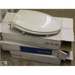 LOT OF 3 MEDI-AID TOILET SEATS