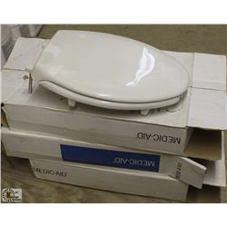 LOT OF 3 MEDI-AID TOILET SEATS