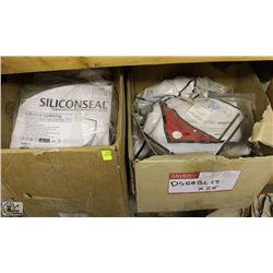 2 BOXES OF ASSORTED DOOR WEATHER STRIPPING