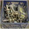 Image 1 : CRATE OF ASSORTED DOOR HANDLES  & SCREWS