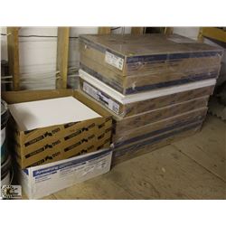 LOT OF ASSORTED SIZE CEILING TILES