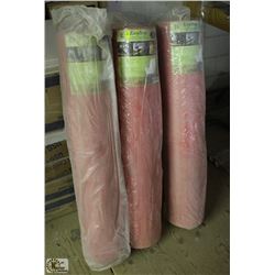 3 ROLLS OF EASYSTEP LAMINATE FLOOR UNDERLAY