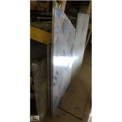 LOT OF  5 ASSORTED GLASS PANES & 10 PIECES OF