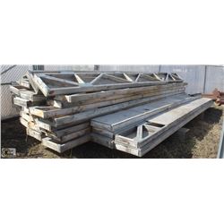 STACK OF 18" WOODEN FLOOR JOISTS