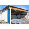 Image 3 : STEEL & WOOD BEAM OPEN FRONT LEAN-TO STORAGE