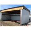 Image 2 : STEEL & WOOD BEAM OPEN FRONT LEAN-TO STORAGE