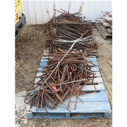 3 SKIDS OF ASSORTED 15MM REBAR CORNER PINS