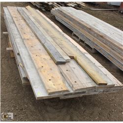 LOT OF ASSORTED LENGTH 2" X 10" & 2" X 8"